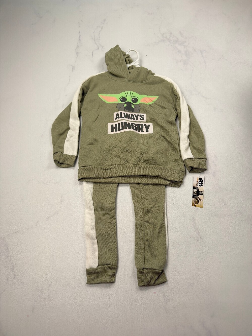 Star Wars Sweatshirt Hoodie Lot Green 2010s Graphic - Boys 7 NWT